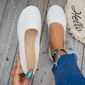 Women's Breathable Knit Slip-On Flats